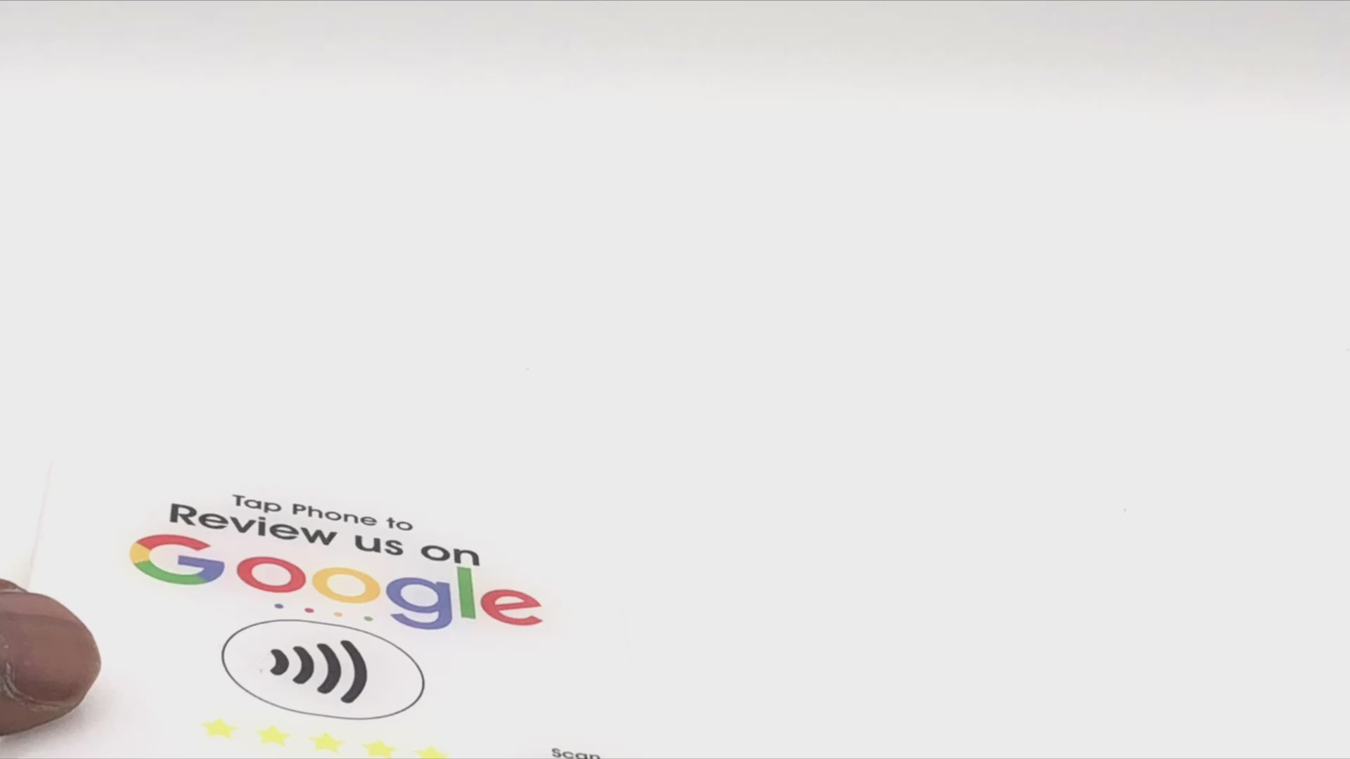 Google Review Collection NFC Sticker (Set of 2)