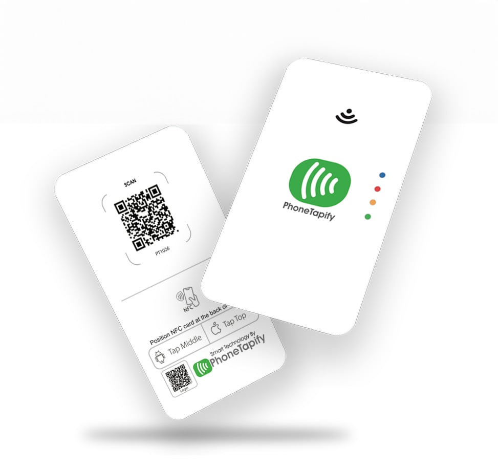 How the tap functionality works on your Phontapify Card