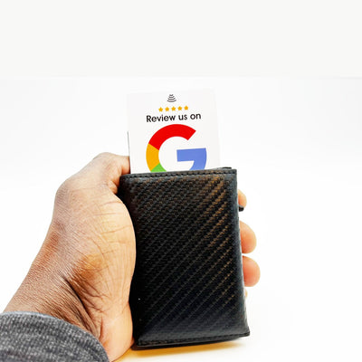 How does Google review tap card work?