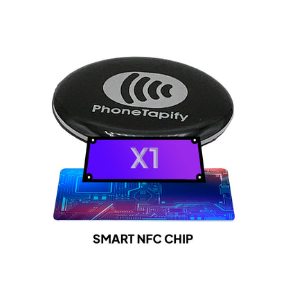 NFC Business card Adhesive Phone Button