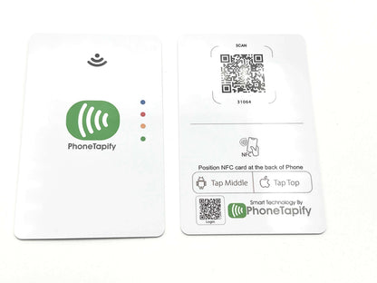 NFC & QR Code Enabled Digital Business Card