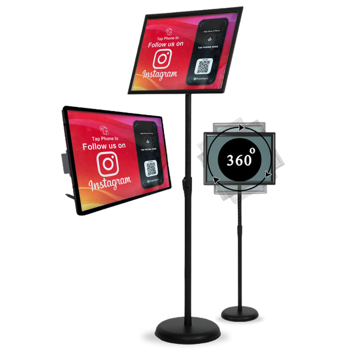 Get More Instagram Followers For Your Business | LED Lightbox | NFC & QR Code Enabled Signage For Restaurants, Coffee Shops, Salons and Other Local Businesses