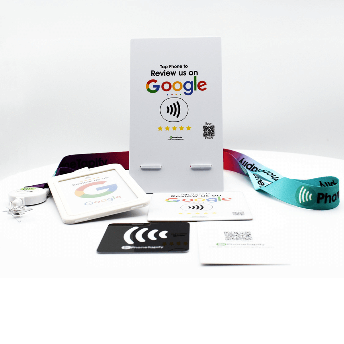 NFC QR Code Smart Tap - Collect Google Reviews - Kit (1)