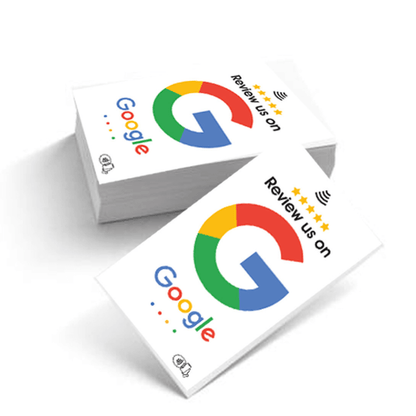 NFCQR Code Smart Tap Review Cards - Collect Google Reviews For Your Business - 2