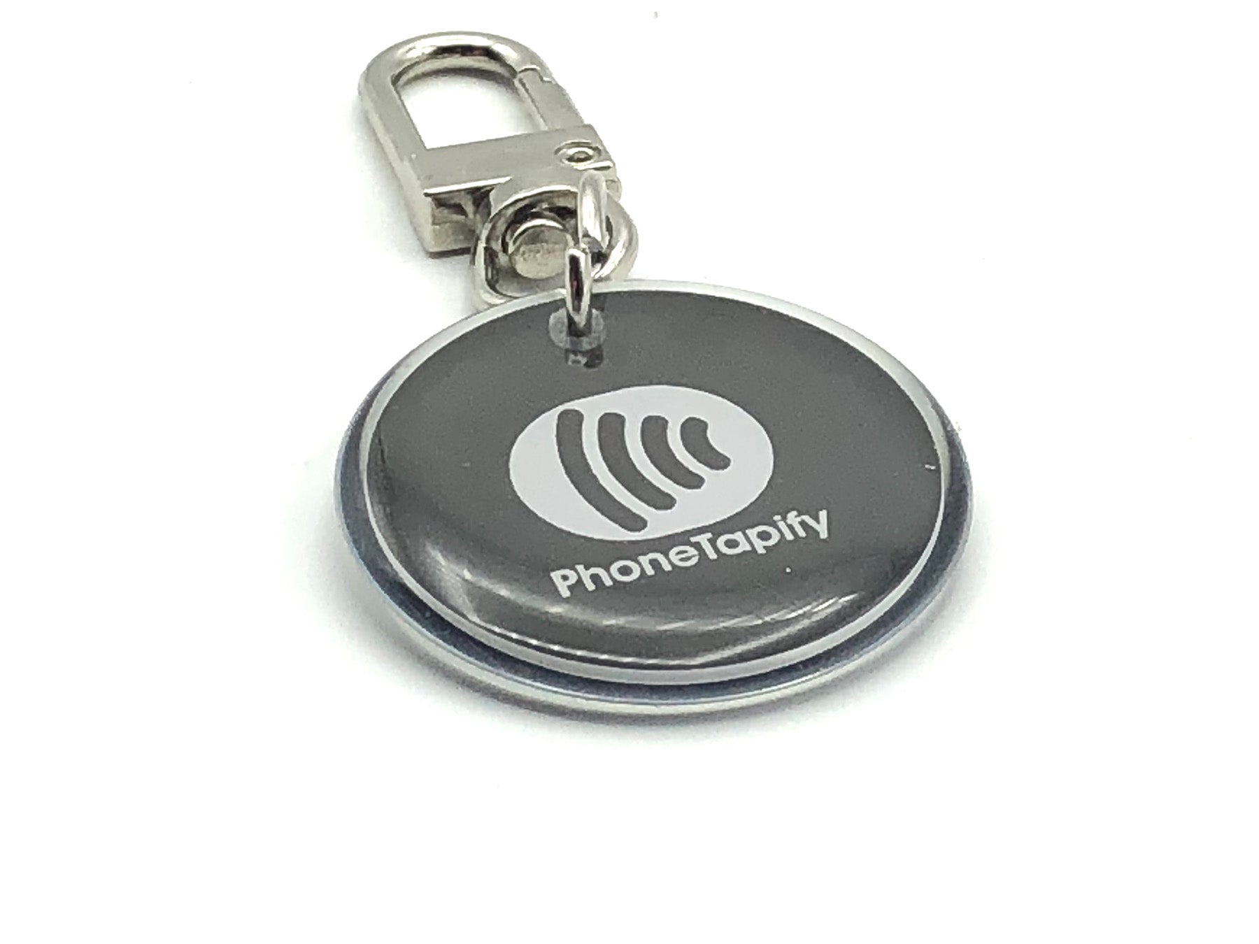 NFC business card keychain