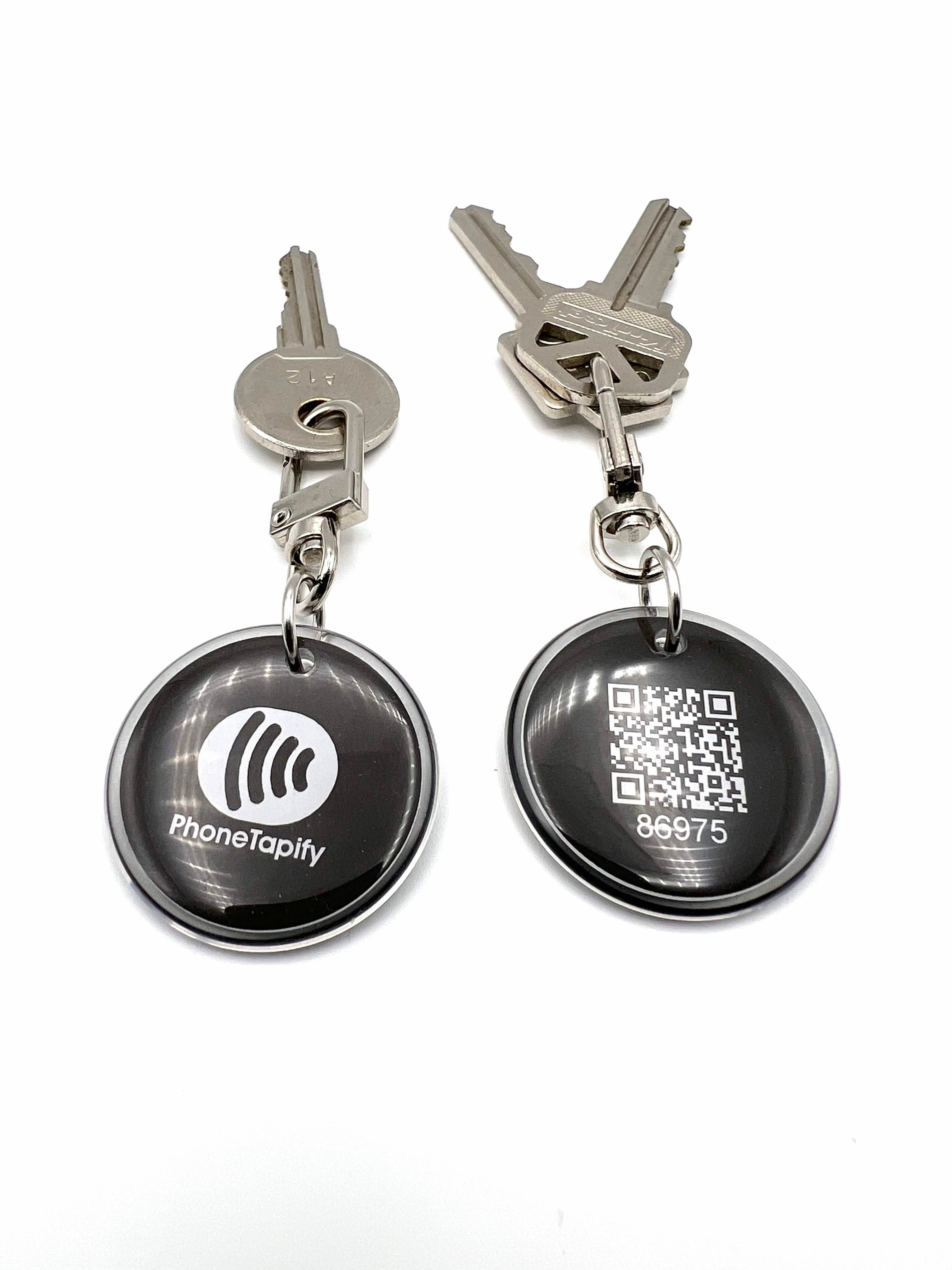 NFC business card keychain