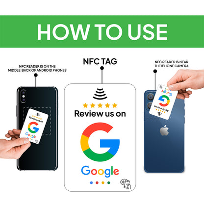 Google Review NFC Card (Set of 2)