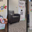 Google Review Collection NFC Tag & QR Code X-Banner Signage